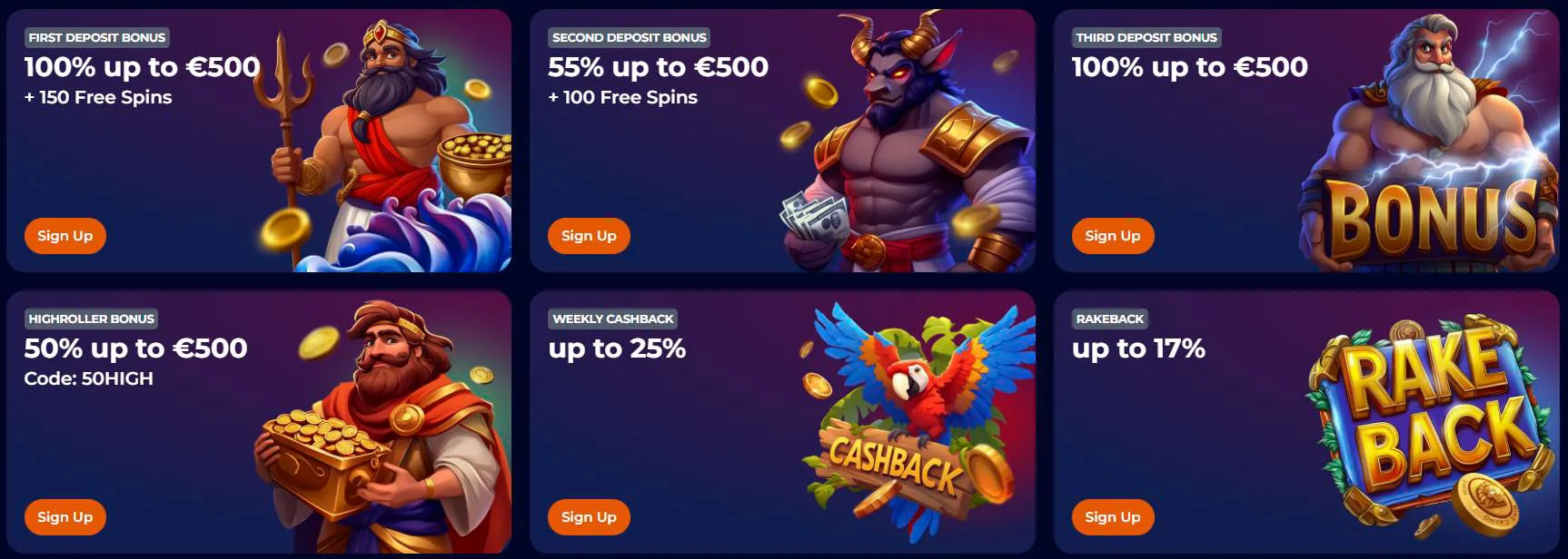 bonuses ninecasino