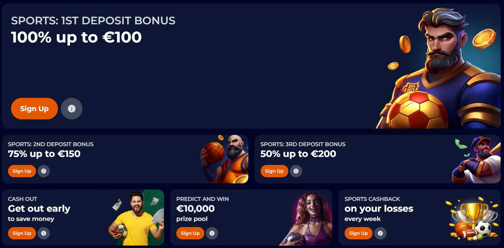 sportsbook bonuses ninecasino